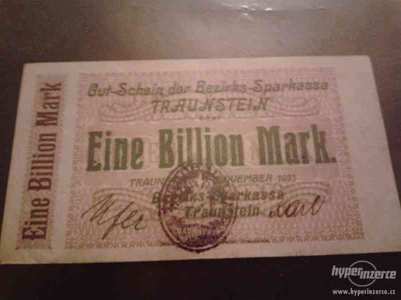 Predam 1 Billion Mark 1923 UNC - foto 2