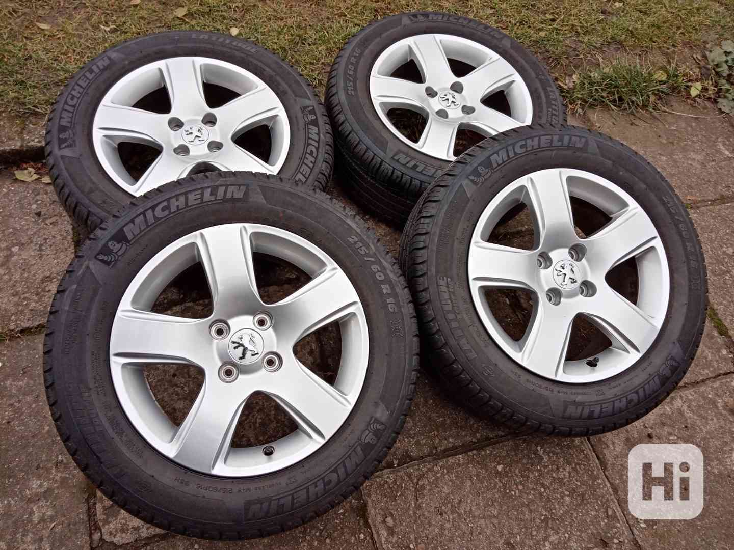 Obutá Alu kola 16ky 4x108 pneu 85% PEUGEOT CITROEN - dobírka - foto 1