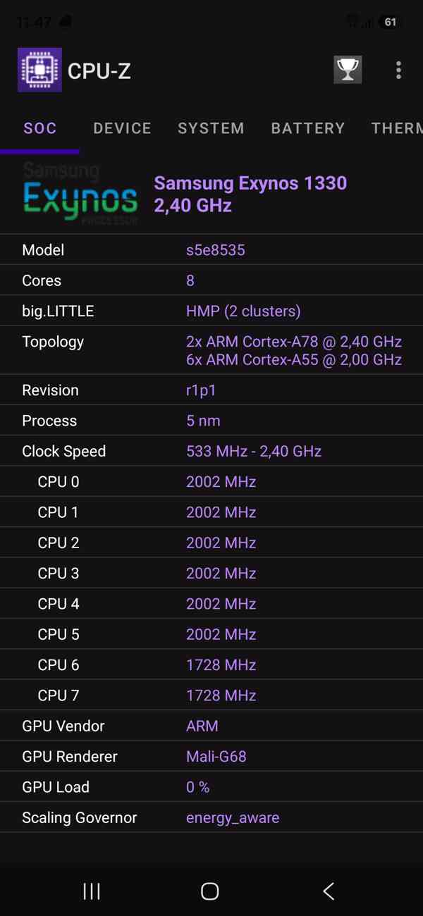 Samsung galaxy a17 5g exynos processor - foto 3