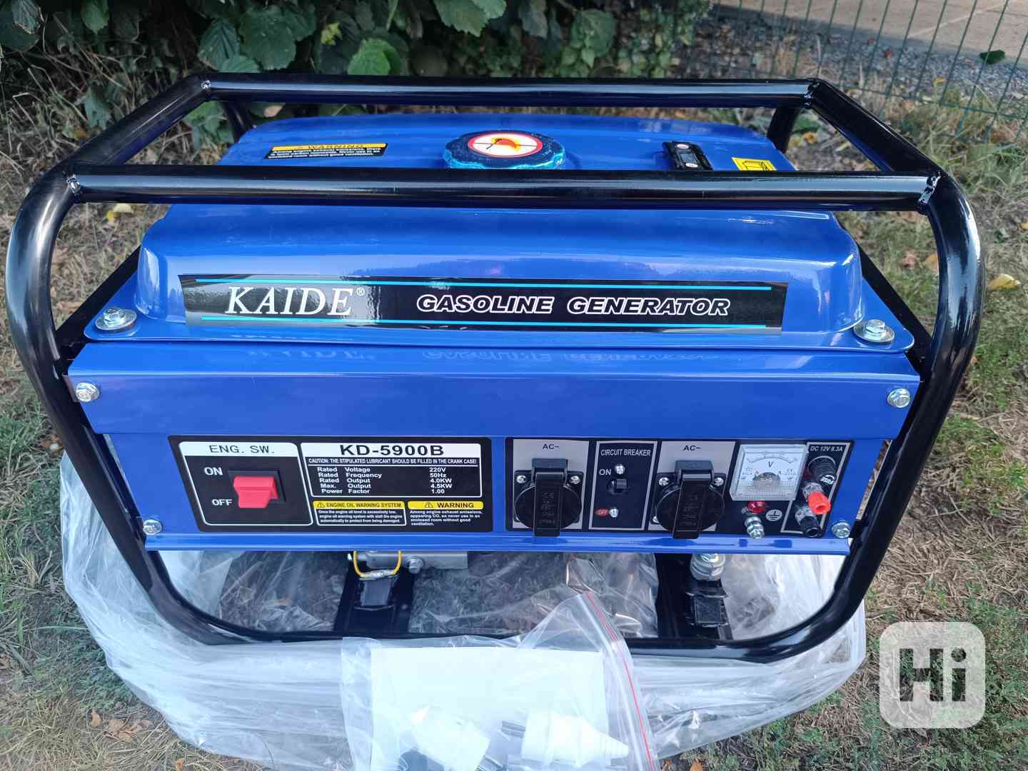 Elektrocentrála 4,5 kW, benzínová centrála, generátor. - foto 1