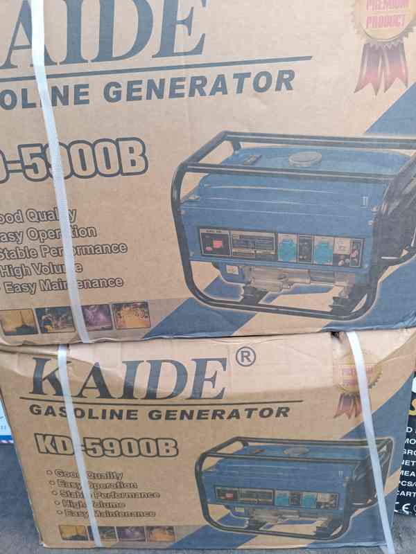 Elektrocentrála 4,5 kW, benzínová centrála, generátor. - foto 5