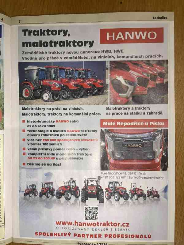Traktor Hanwo, tractor HANWO, malotraktor hanwo - foto 2