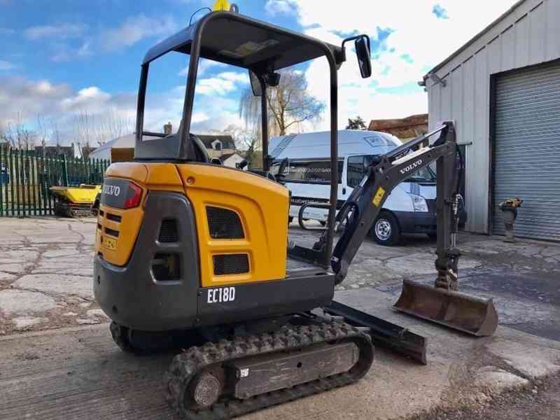 Minibagr Volvo EC-I8CD - plně funkční - foto 2