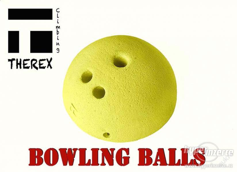Lezecké chyty THEREX Bowling Ball - Yellow - foto 1