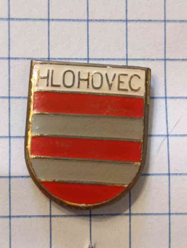 Retro odznaky heraldické znaky českých a slovenských měst - foto 9