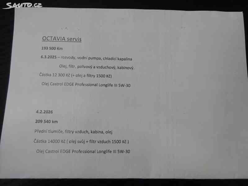 Škoda Octavia 1.6 TDI Combi r.v.2016 (81 kw) AUTOMAT - foto 22