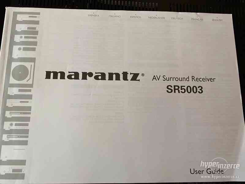 Receiver pro domácí kino Marantz SR5003 a 4 reproduktory - foto 6