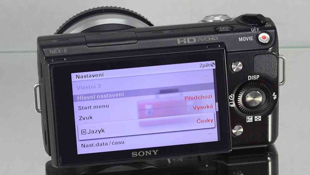 Sony NEX-5 - tělo **APS-C 14Mpx*Full HDV 5500 Exp. - foto 6