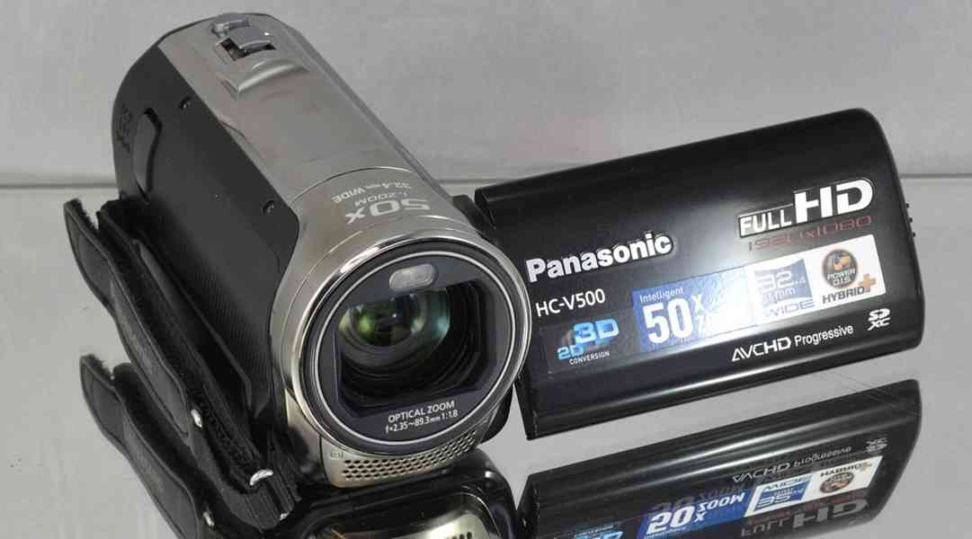 videokamera Panasonic HC-V500 50xinteligentní zoom - foto 3