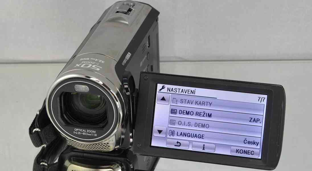 videokamera Panasonic HC-V500 50xinteligentní zoom - foto 4
