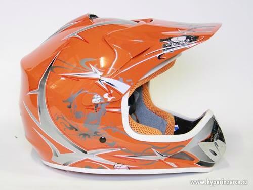 Dětská moto helma Nitro - nové zboží se zárukou - foto 4