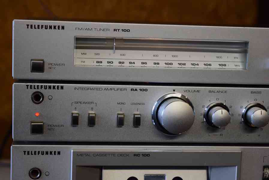TELEFUNKEN RA 100 VYBORNÁ STEREO SESTAVA VĚŽ 2 !! - foto 2