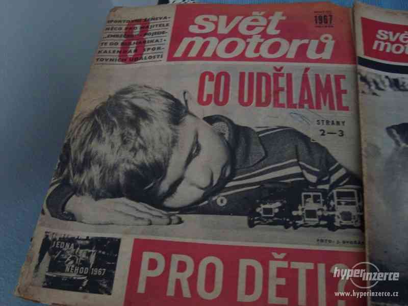 Časopisy "Svět motorů", r.1967,68,69,70, 76,77 - foto 1