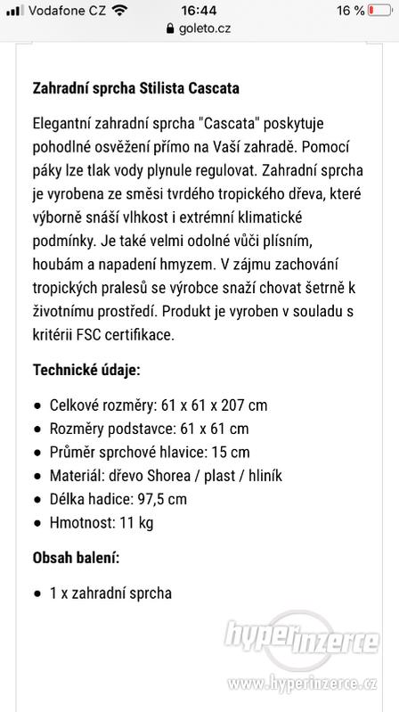 Zahradní sprcha - foto 4