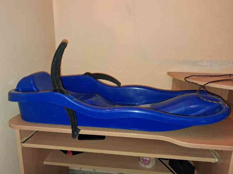 Dětské boby – modré, 85 × 40 cm - foto 3