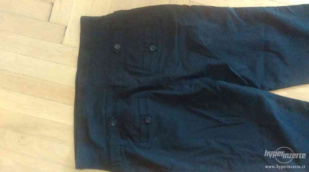 Černé těhotenské kalhoty - foto 2