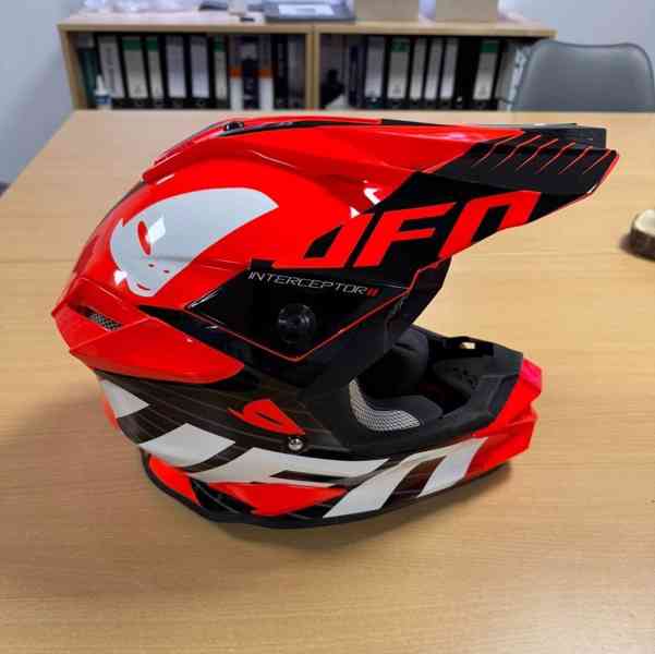 Motokrosová přilba UFO Interceptor II Red Devil Carbon - foto 2