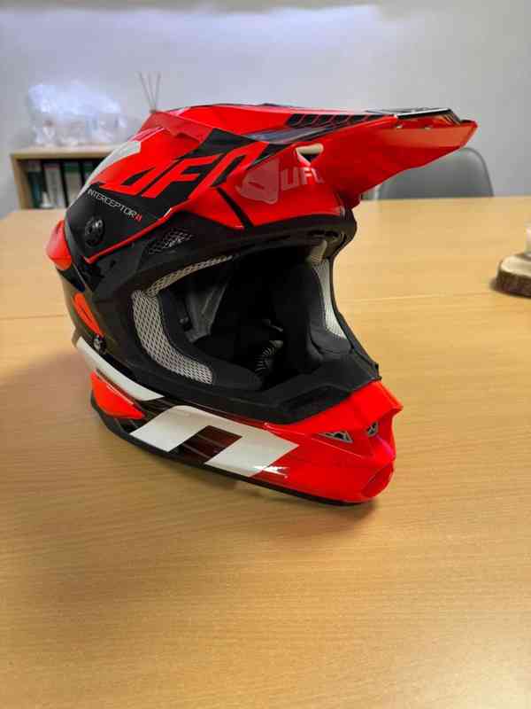Motokrosová přilba UFO Interceptor II Red Devil Carbon - foto 5