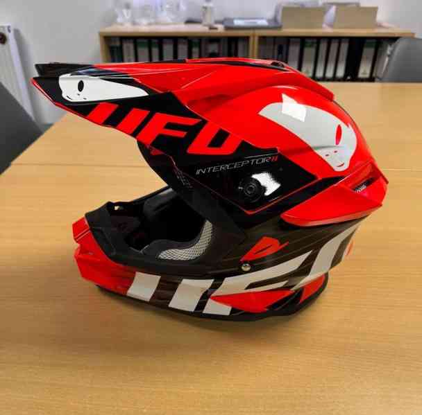 Motokrosová přilba UFO Interceptor II Red Devil Carbon - foto 3