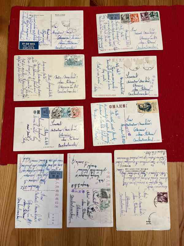 Staré pohlednice z Číny z r. 1950 - 56 - foto 2