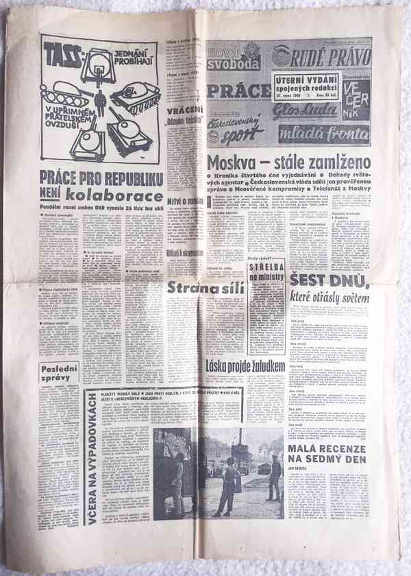 Noviny srpen 1968 - foto 3