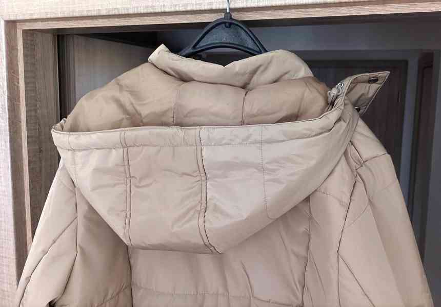 Nádherný nový zimní kabát, zateplený, s odnímatelnou kapucí  - foto 3