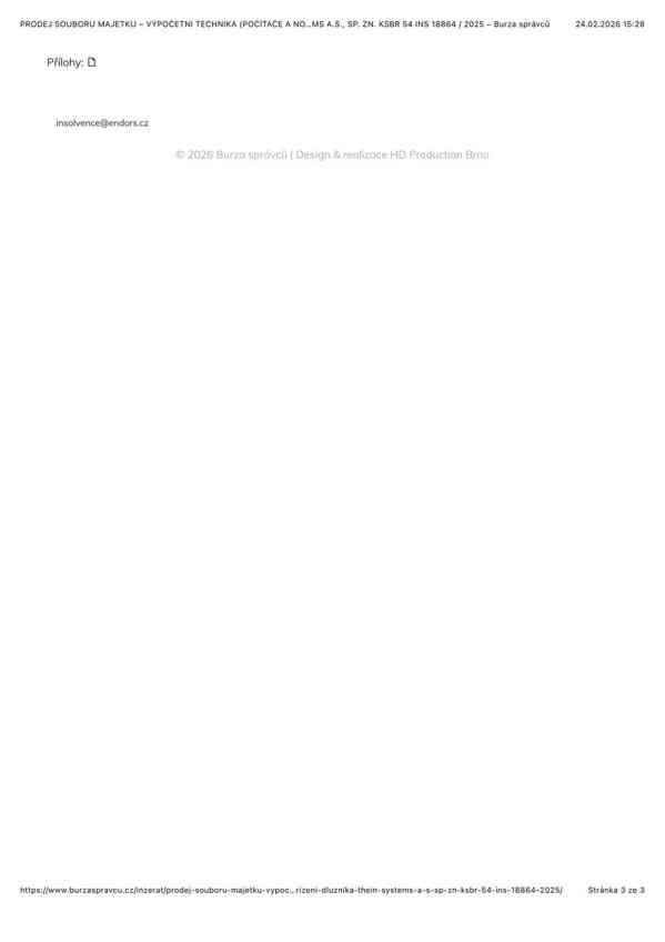 PRODEJ SOUBORU MAJETKU – VÝPOČETNÍ TECHNIKA - foto 4