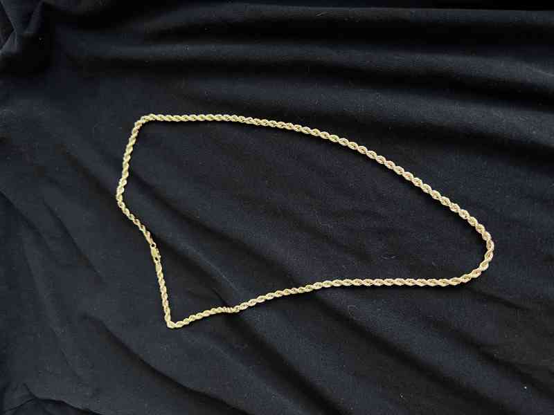 Zlatý 14-ti karátový řetízek Valis, 6g, 51cm délka - foto 2