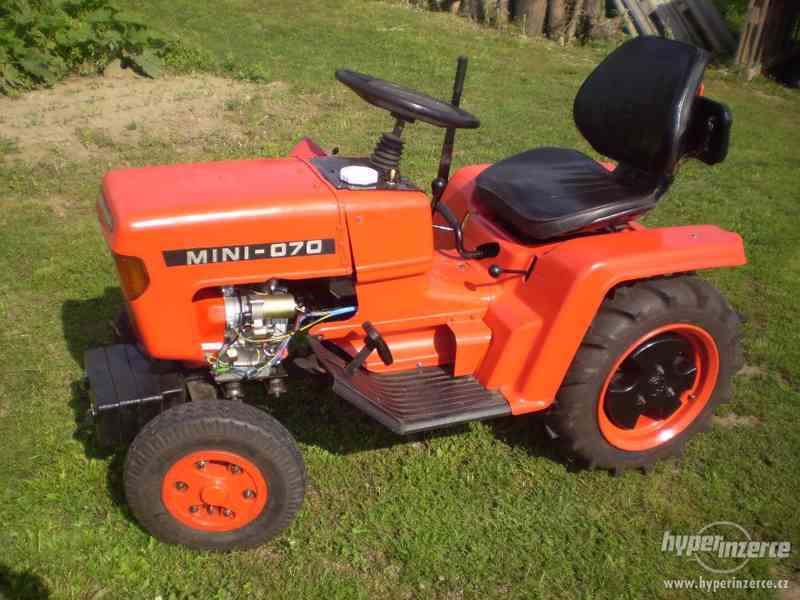Prodám traktor MT8-070 mini s  motorem 13HP - foto 2