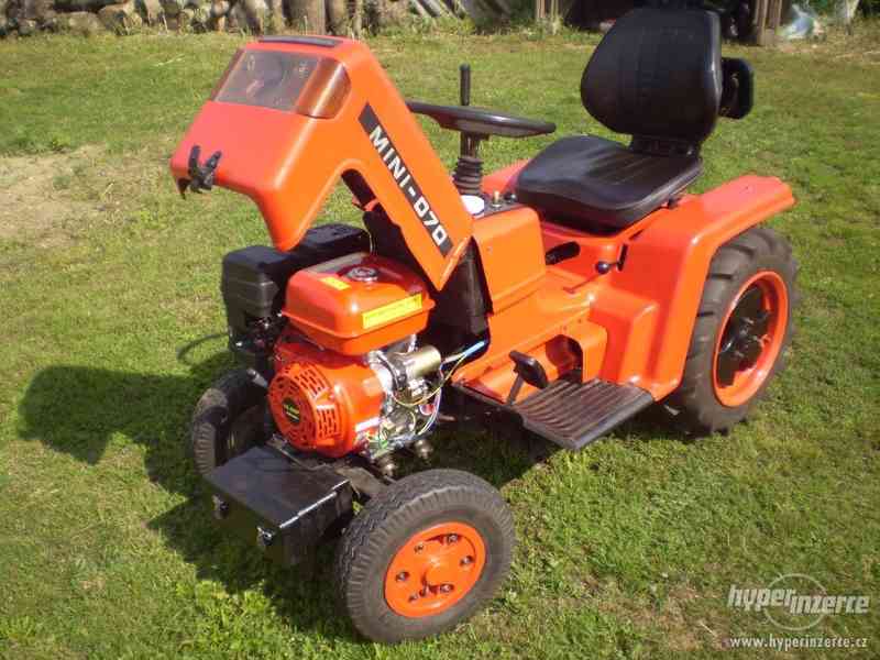 Prodám traktor MT8-070 mini s  motorem 13HP - foto 4