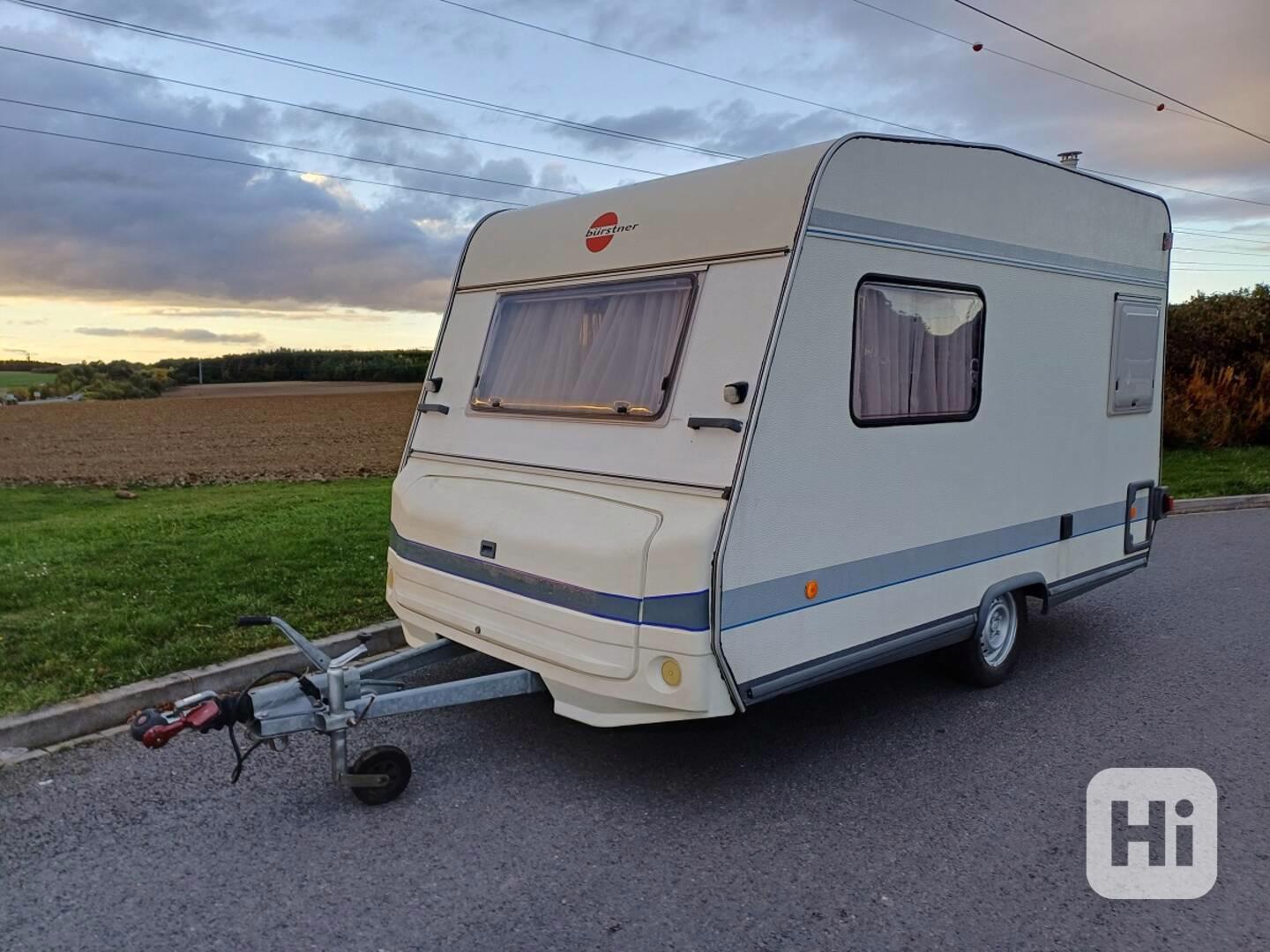 Karavan Bürstner + toaleta + předstan + nová STK + 100 km/h  - foto 1