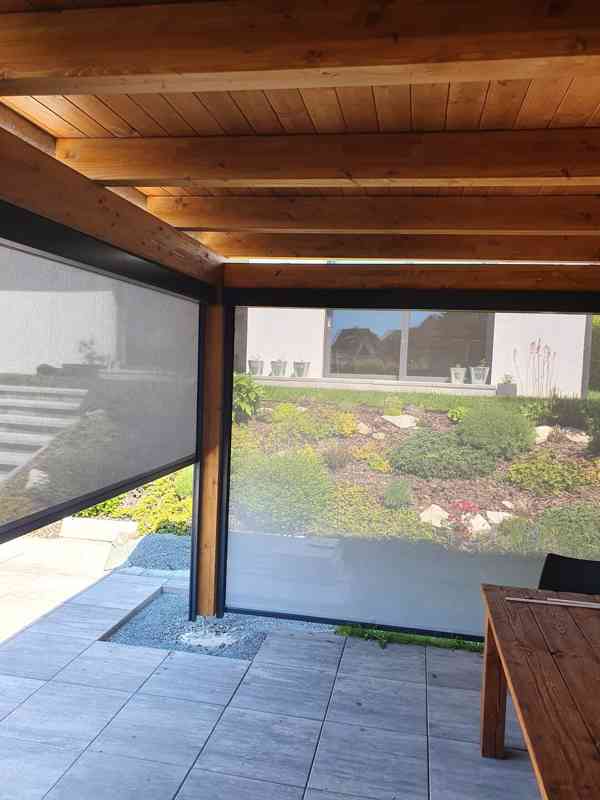Screenové rolety - stínění pergol, zimních zahrad, oken - foto 3