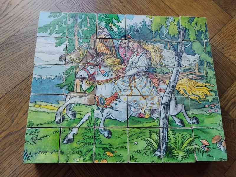 Kostky Pták ohnivák a liška Ryška, M. F. Kvěchová - foto 3