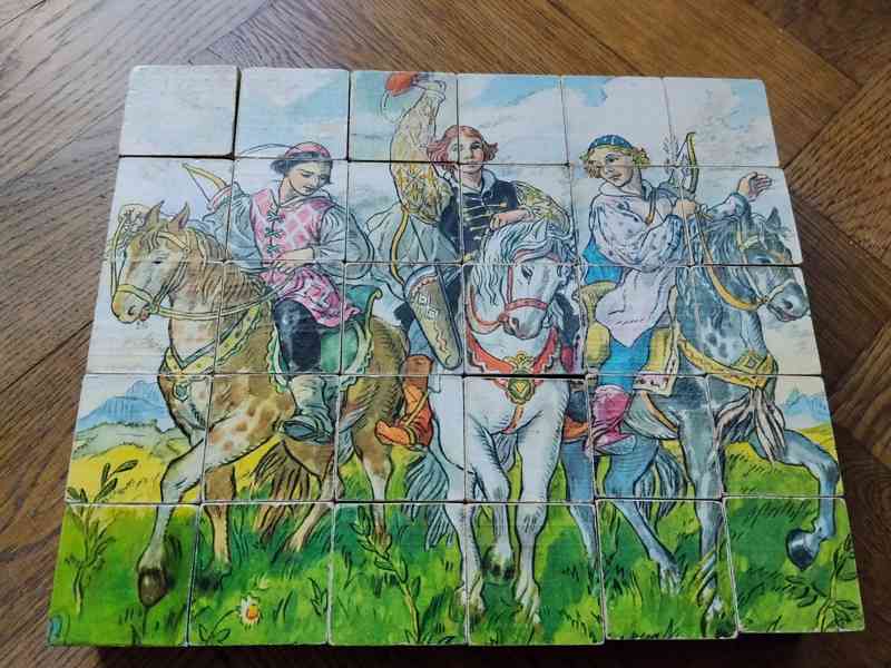 Kostky Pták ohnivák a liška Ryška, M. F. Kvěchová - foto 8