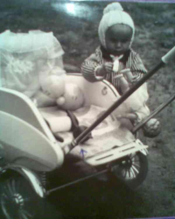 Retro gumová panenka 30cm - foto 2