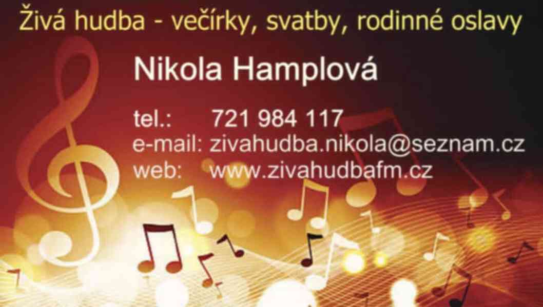 Živá hudba/Dj - Nikola Hamplová - foto 8
