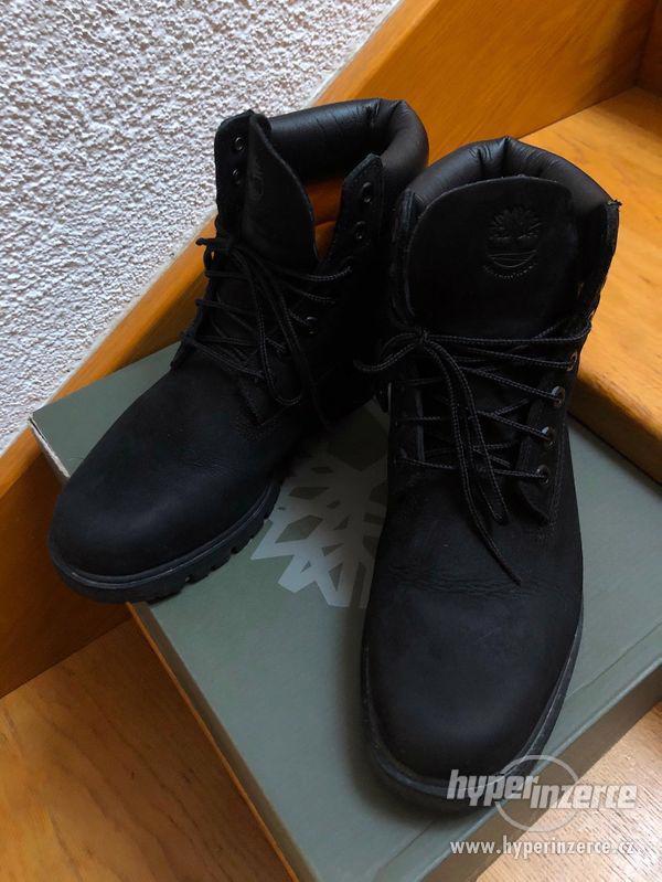 Černé timberlandy - foto 1