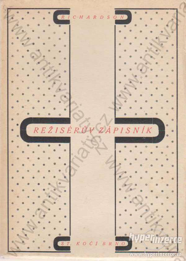 Režisérův zápisník I. (1919-1920) Richardson 1923 - foto 1