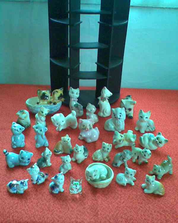 Porcelánové kočičky