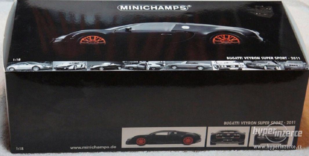 Nový Bugatti Veyron Super Sport 2011 1:18 Minichamps - foto 8