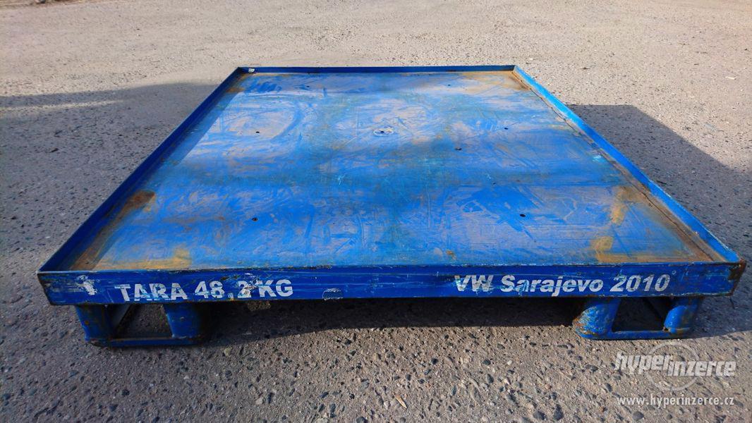 Použité kovové palety typu VW 0012 - foto 1
