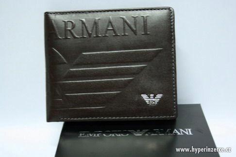 +++EMPORIO ARMANI+++ pánská kožená peněženka - foto 1
