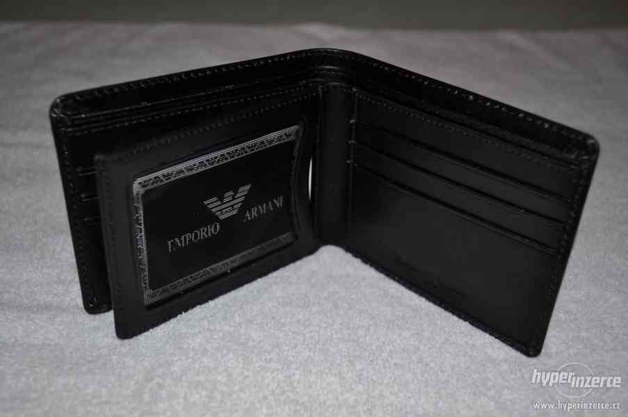 +++EMPORIO ARMANI+++ pánská kožená peněženka - foto 3
