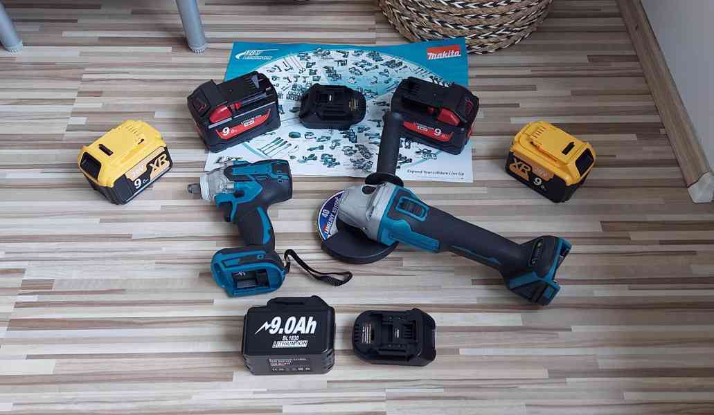 Adaptér na Makita nářadí,pro Aku DeWALT18-20V/ Milwaukee M18 - foto 4