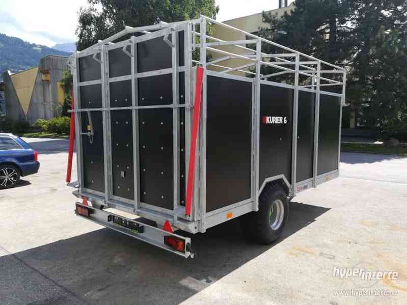 Přepravník zvířat KURIER 6 – 4 ks skotu, 12 vepřů - foto 4
