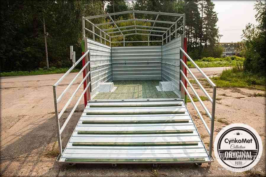 Přepravník zvířat KURIER 6 – 4 ks skotu, 12 vepřů - foto 5