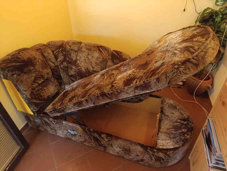 Velký rozkládací gauč a křeslo - foto 7