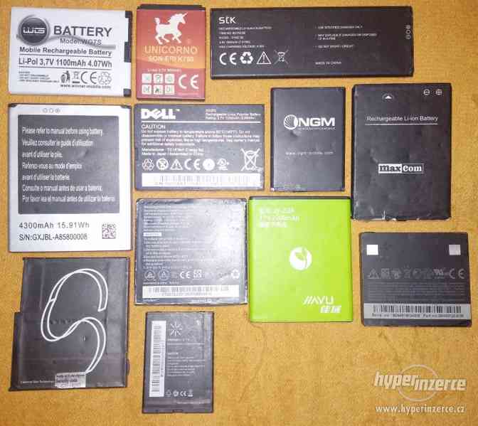 Baterie pro různé typy mobilů -levně!!! - foto 1