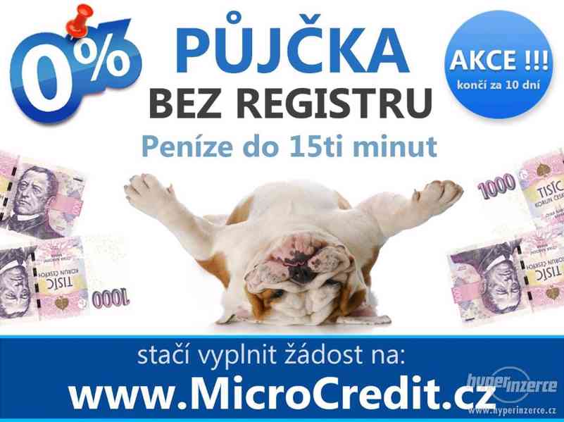 Online půjčka MicroCredit.cz Bez registru do 10 minut - foto 1