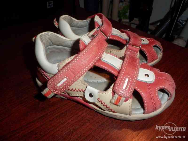 Dívčí zdravotní kožené sandály Santé vel. 25 - foto 2
